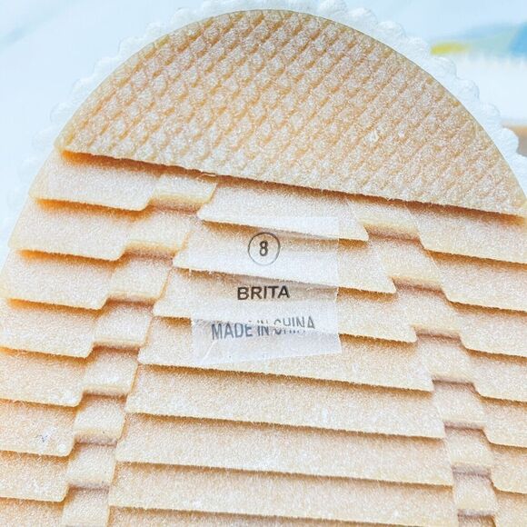 Nicole Miller  Mixed Media Platform NY Shoes Sneaker Women's  Size 8 Pastel New - Picture 9 of 10